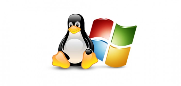 Logotipos microsoft y linux