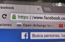 Pantalla de inicio de facebook