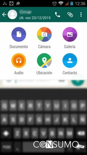 Menú Android