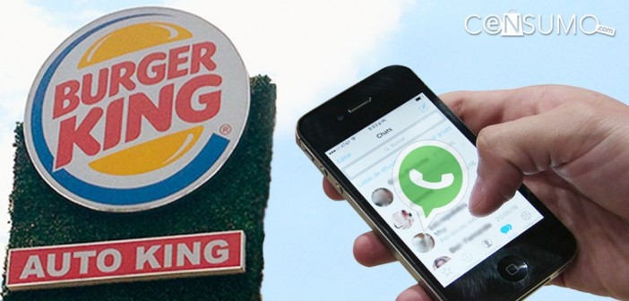 Burger King, la nueva víctima de estafa en WhatsApp.