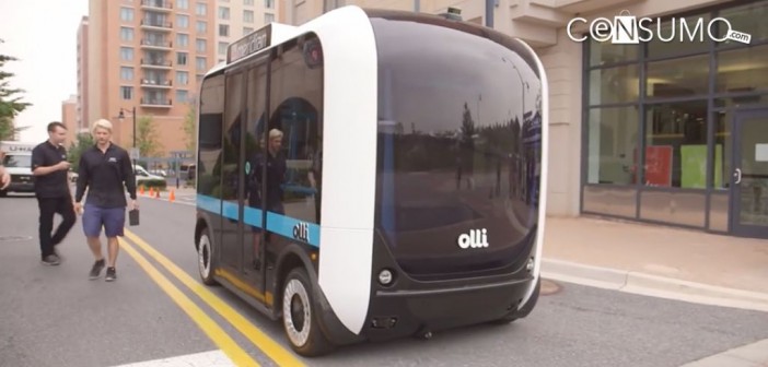 Olli, el minibús de auto-conducción impreso en 3D