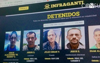 Infraganti.mx, el sitio web que exhibe a delincuentes