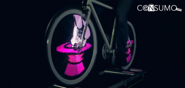 Haz de tu bicicleta una fiesta de colores con este gadget