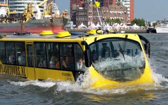 Amfibus el autobús anfibio de Róterdam