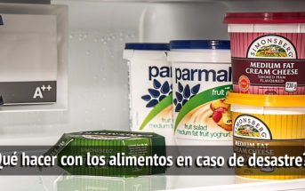 ¿Qué hacer con la comida en caso de desastre?