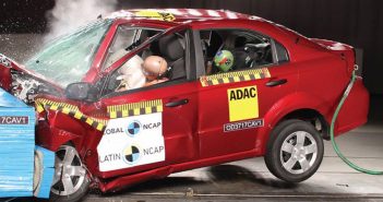 El auto Aveo volvió a obtener cero estrellas de seguridad en el Latin NCAP