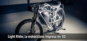 Light Rider, la motocicleta impresa en 3D