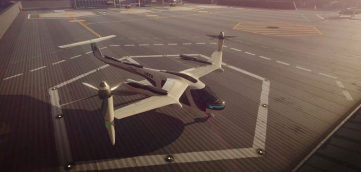 Uber junto con la NASA están desarrollando taxis voladores