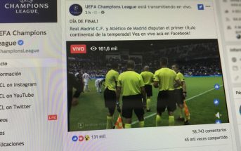 Facebook transmitirá la Champions League en vivo